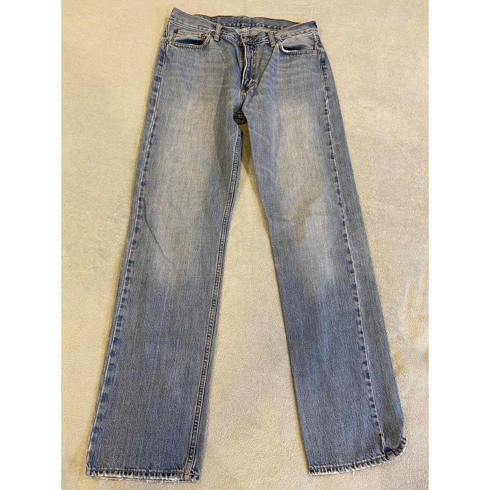 Polo Ralph Lauren Jeans Mens 34x34 867 Classic Straight‎ Light Wash Blue Denim